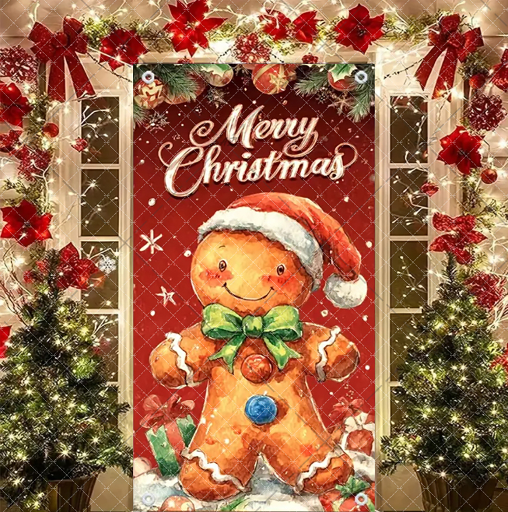 Cartoon Cute Gingerbread Man T - Party Event Supply Store recension och pris