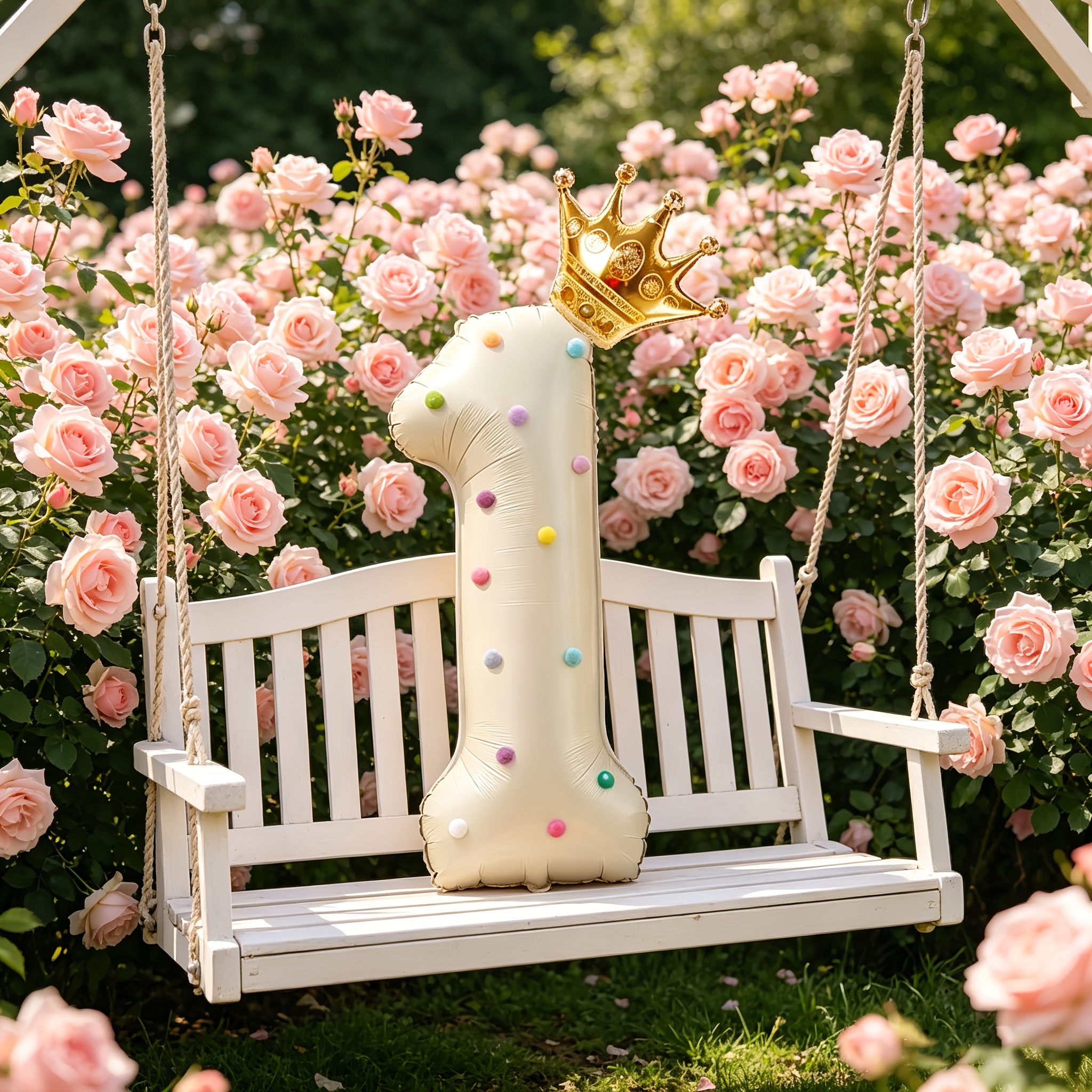 Large 40inch Cream-Colored Num - Party Event Supply Store recension och pris