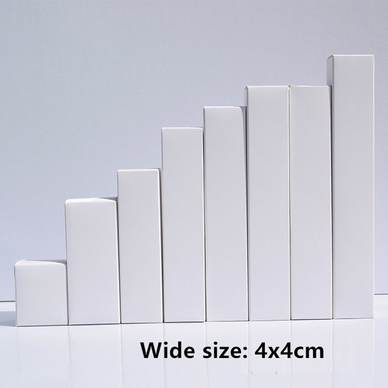 50pcs -  Blank White Paper Box - Event Party Box recension och pris