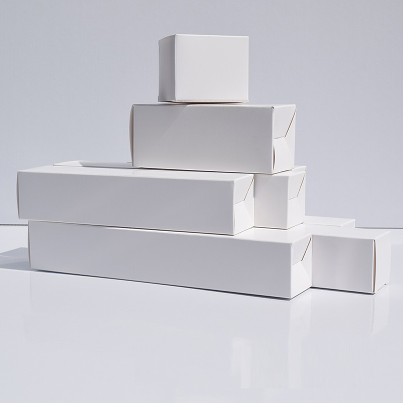 50pcs -  Blank White Paper Box - Event Party Box recension och pris