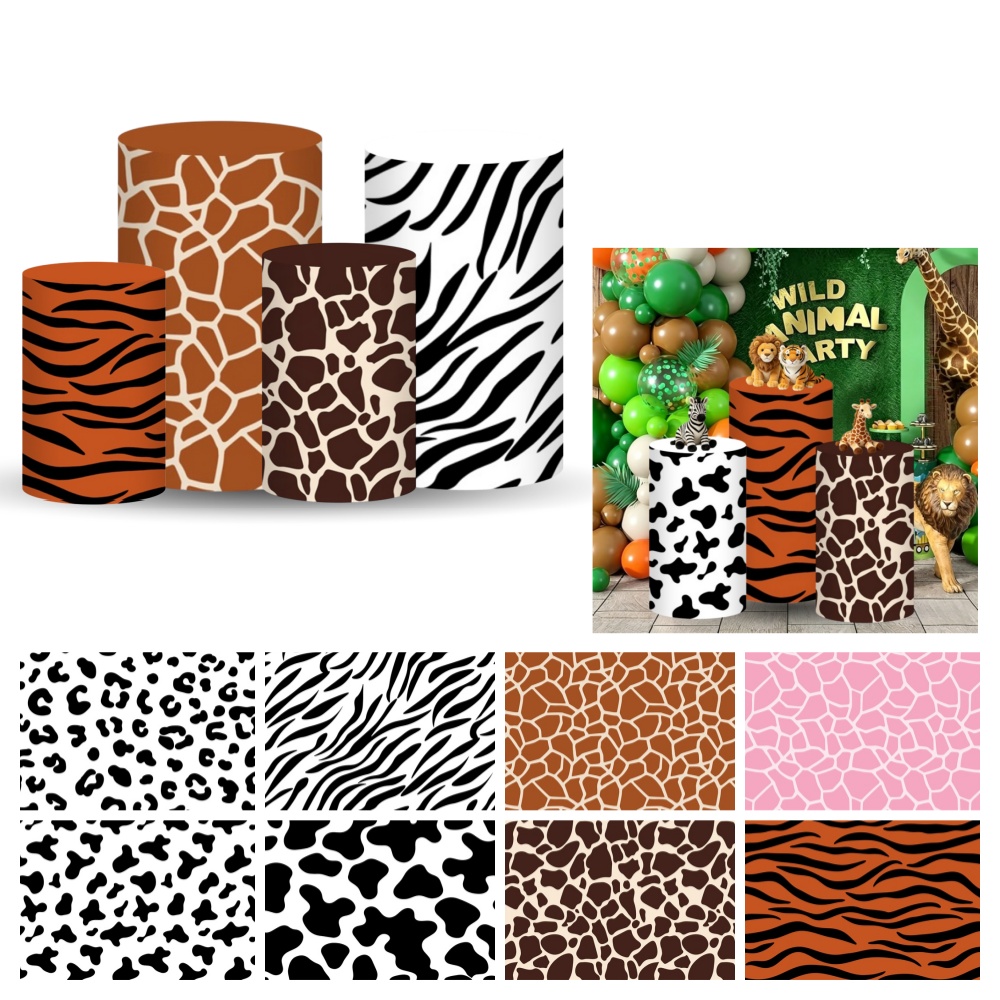 Safari Cylinder Pedestal Stand - Dessert Table Backdrop recension och pris