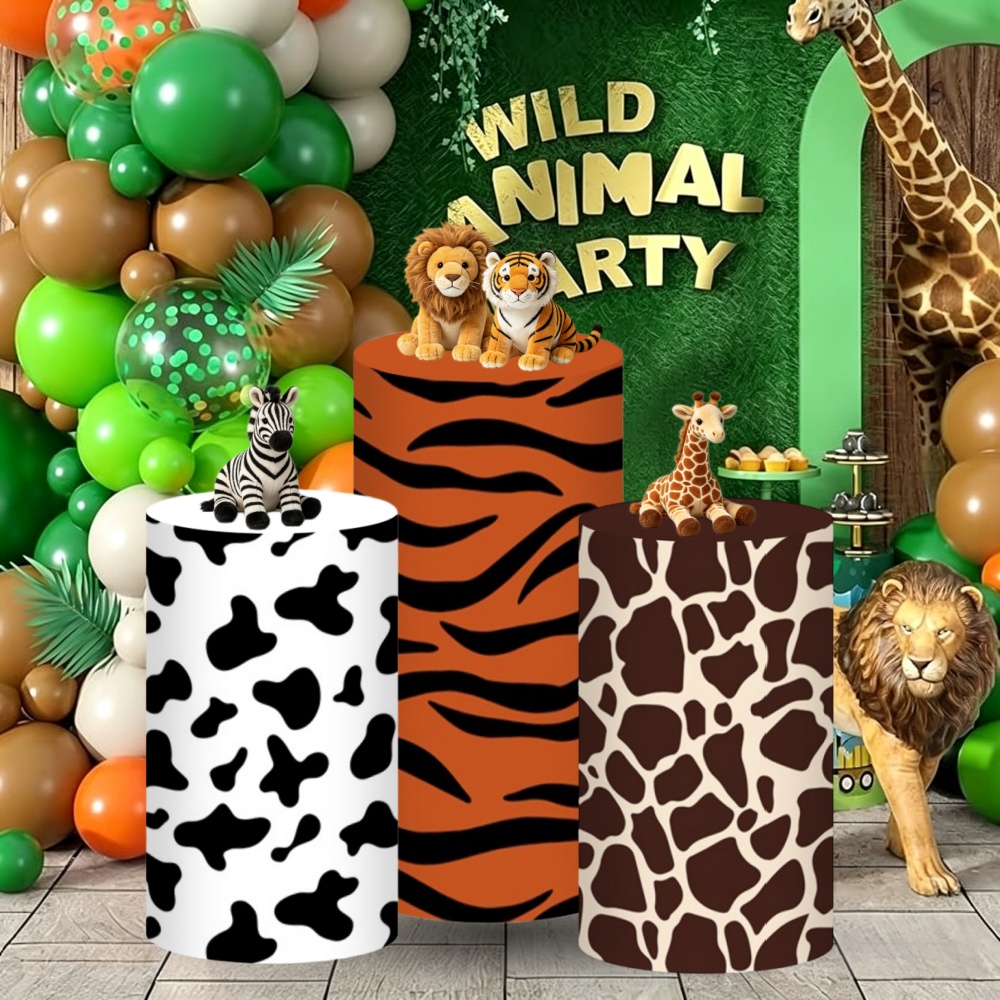 Safari Cylinder Pedestal Stand - Dessert Table Backdrop recension och pris