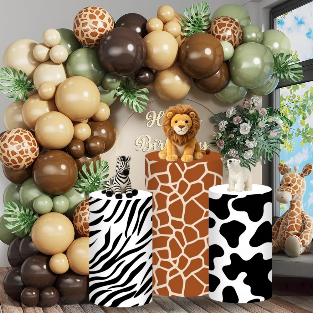 Safari Cylinder Pedestal Stand - Dessert Table Backdrop recension och pris