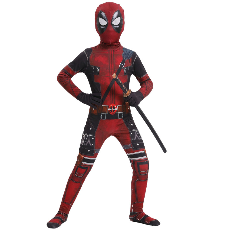 3-12Y Kids Deadpool Costume wi - Party Favor Bag recension och pris