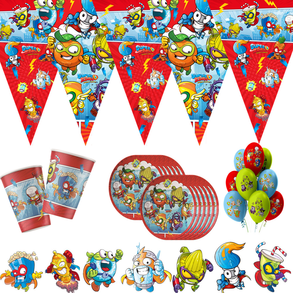 Game Superzings Theme Baby Sho - Table Cloth Disposable recension och pris