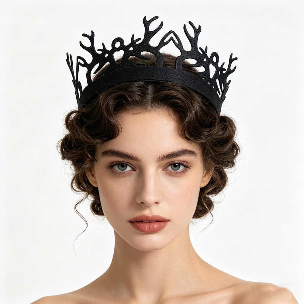 1pc Fashion Black Gothic Antle - Event & Party Supply Photos recension och pris