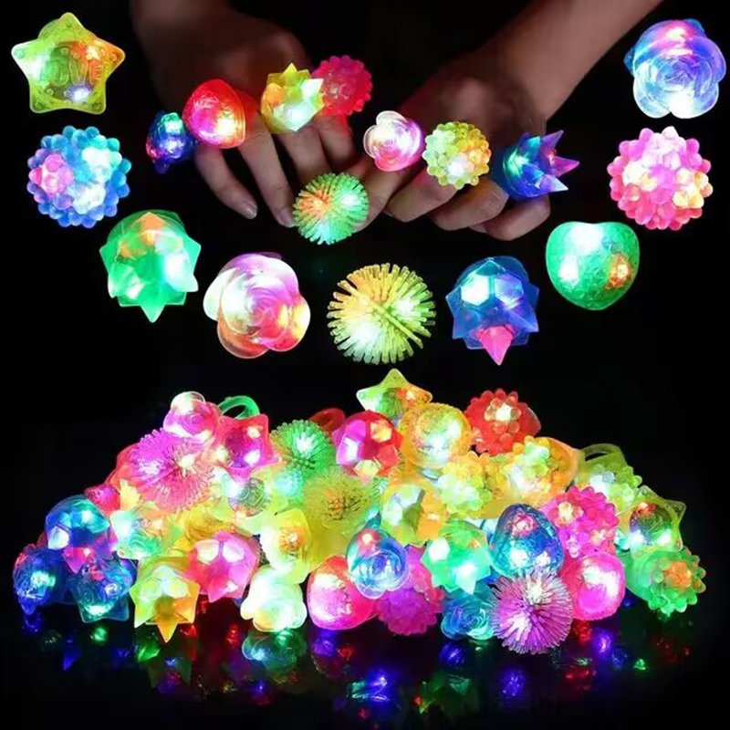 20/30/50pcs Glowing Rings LED  - Cotton Candy Cone recension och pris