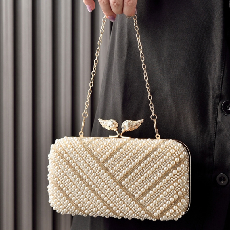 H3CB Elegant Faux Pearls Eveni - Event Party Box recension och pris