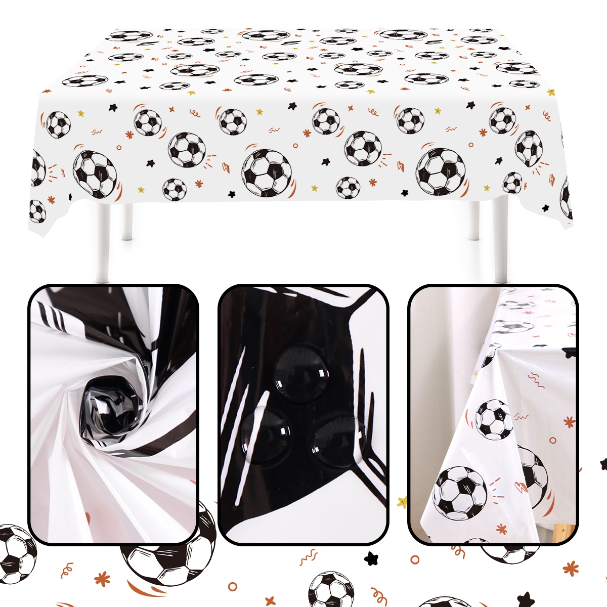 183x137cm Soccer Theme Disposa - Table Cloth Disposable recension och pris