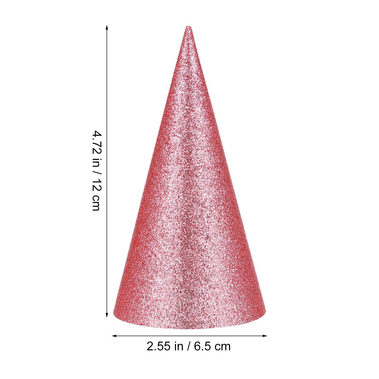 12Pcs Glitter Birthday Cone Ha - Party Hat Cone recension och pris