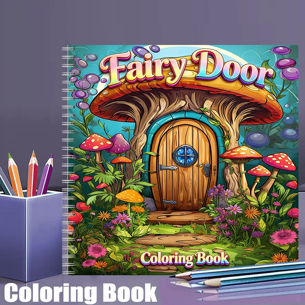 Coloring Book Fairy Door for A - Event Supplies recension och pris