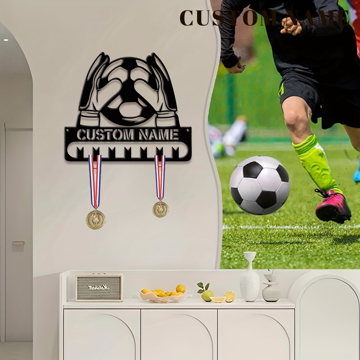 Custom Football Player Metal M - Event Party recension och pris