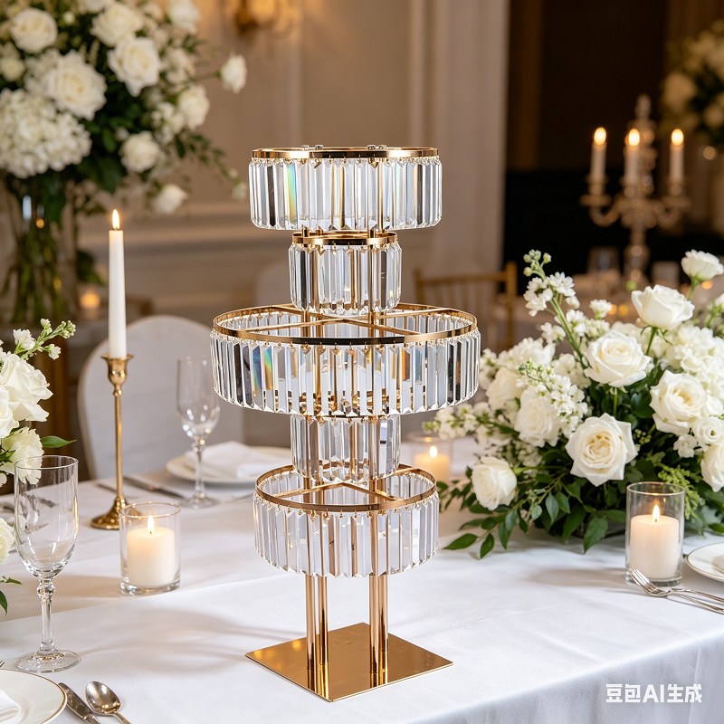 4 PCS Flower Rack Crystal Road - Party Event Supply Store recension och pris