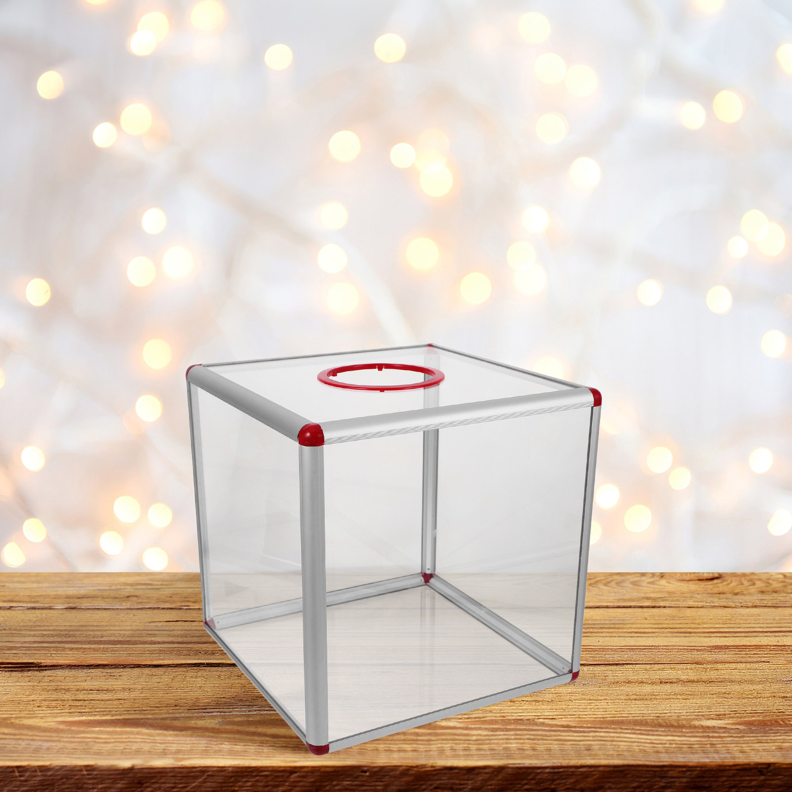 Large Clear Acrylic Raffle Tic - Event Party Box recension och pris