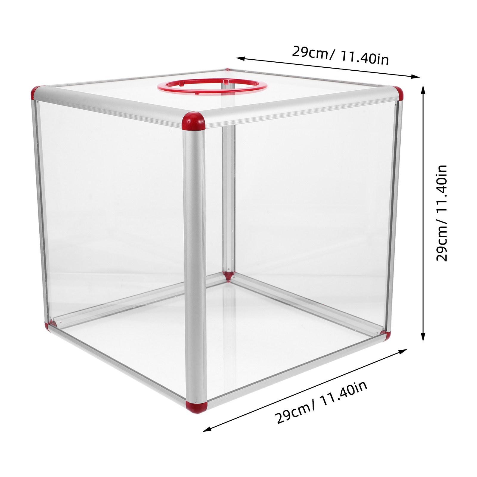 Large Clear Acrylic Raffle Tic - Event Party Box recension och pris