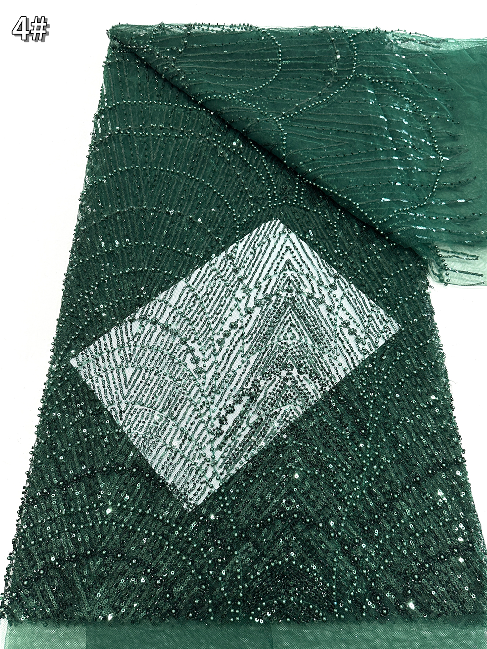 African French Sequined Lace F - Glitter Tablecloth recension och pris