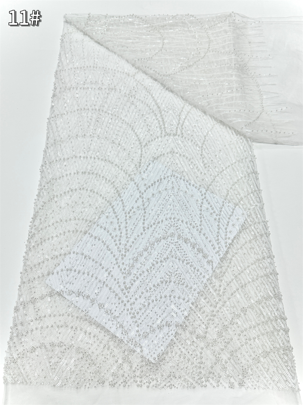 African French Sequined Lace F - Glitter Tablecloth recension och pris