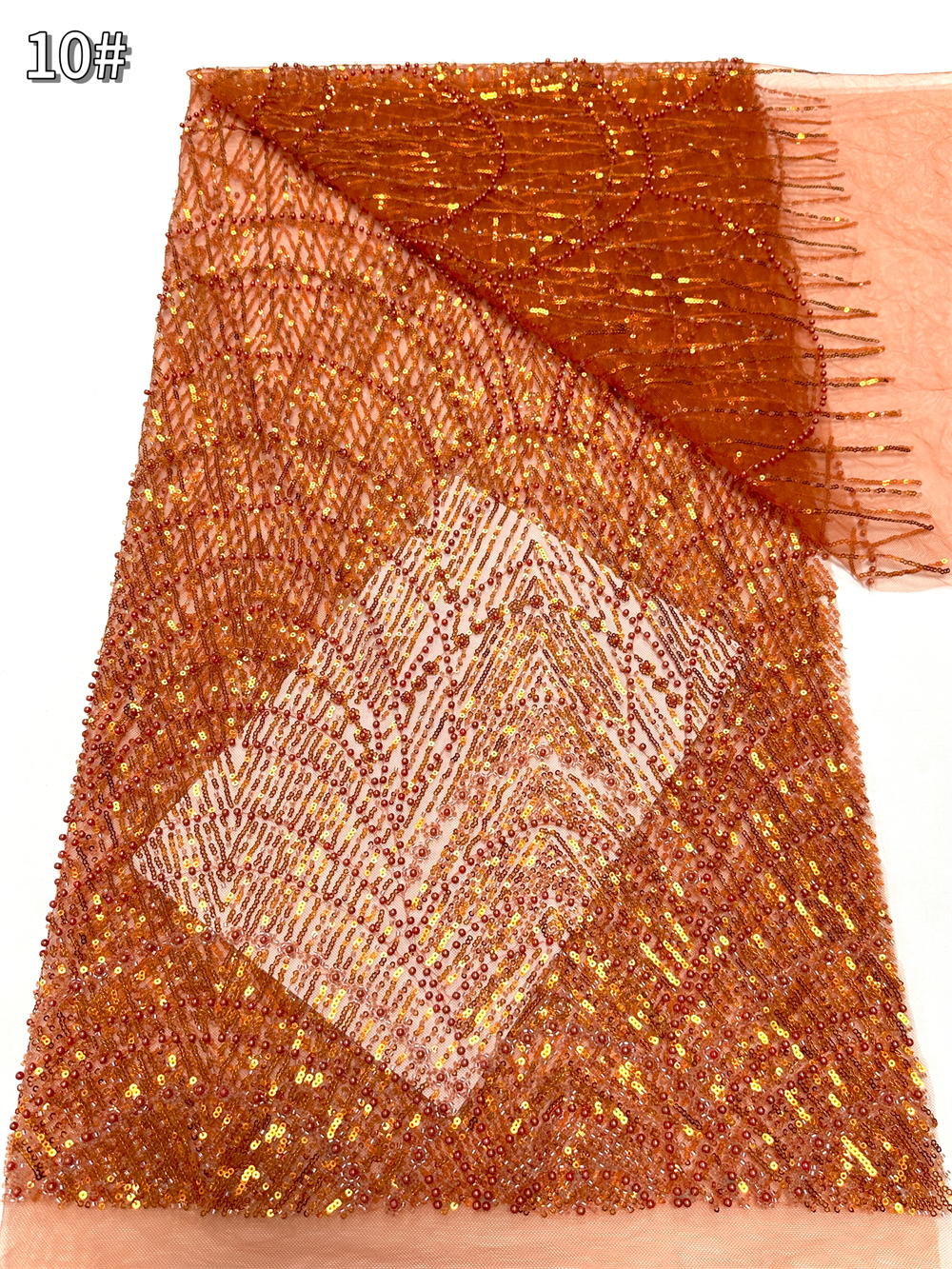 African French Sequined Lace F - Glitter Tablecloth recension och pris