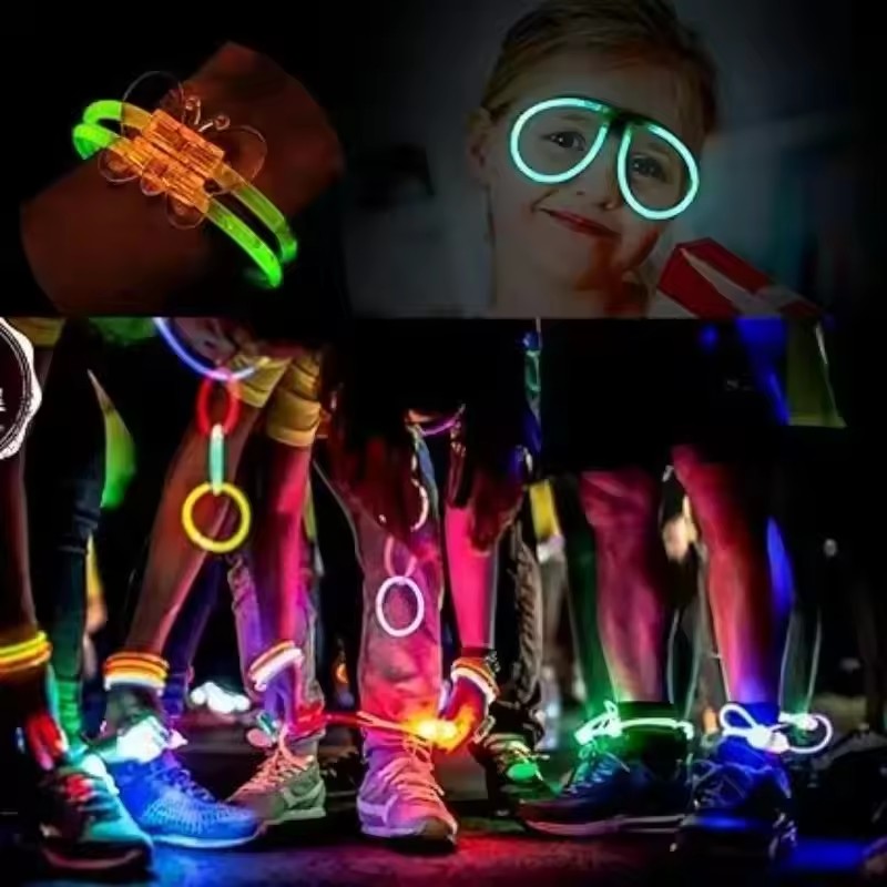 50/100Pcs Fluorescence Sticks  - Cotton Candy Cone recension och pris