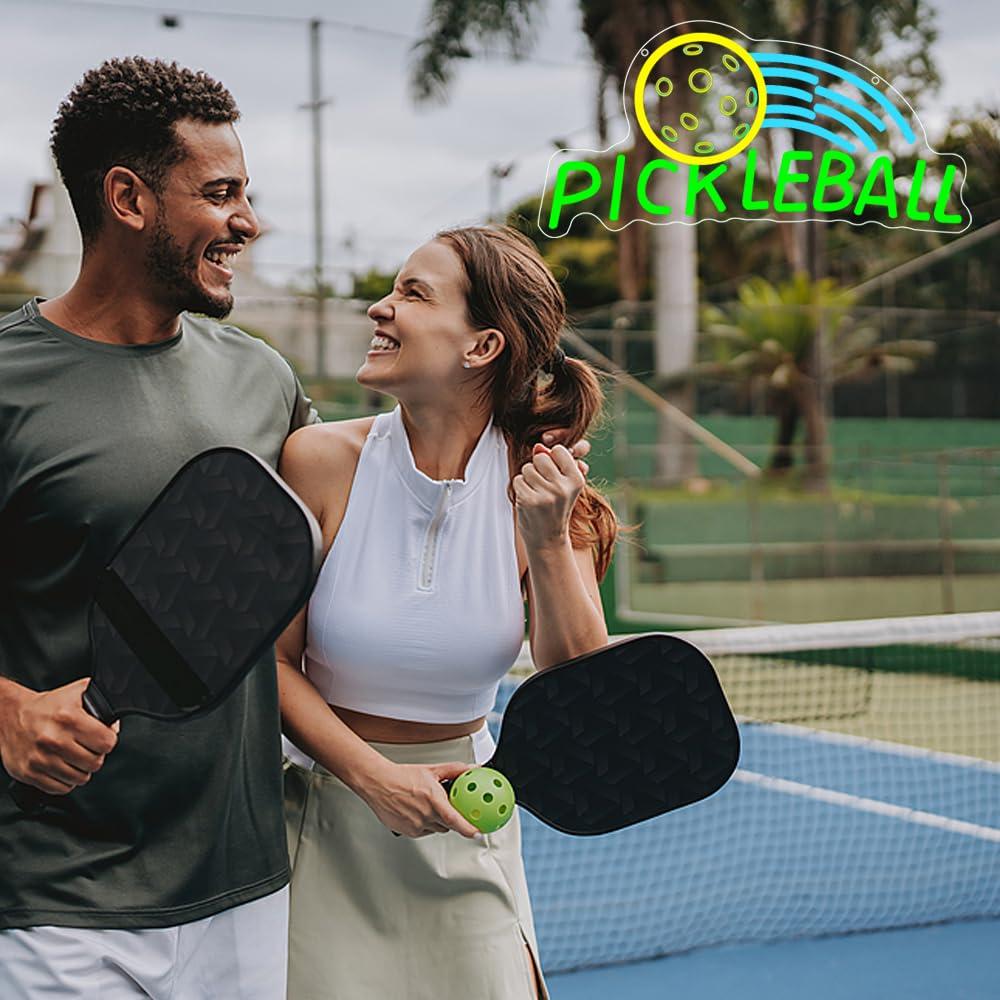 Pickleball Neon Sign USB Dimma - Neon Sign Party recension och pris