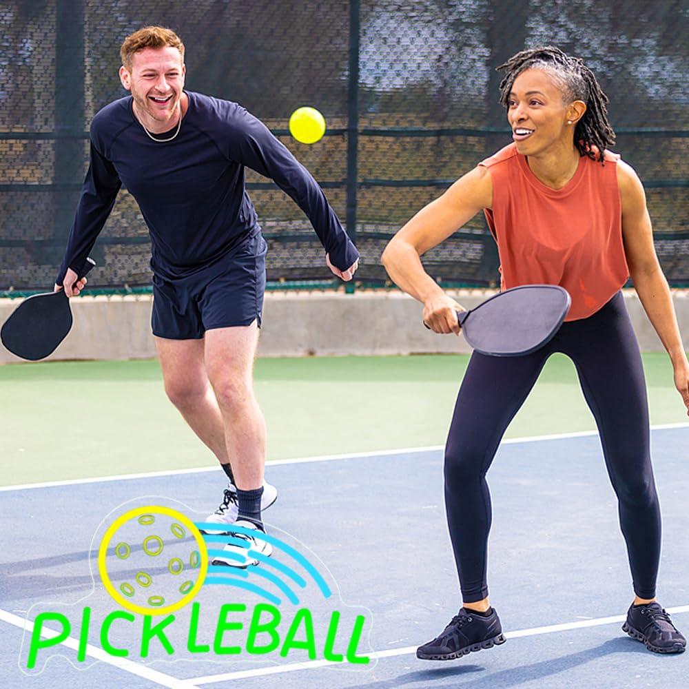 Pickleball Neon Sign USB Dimma - Neon Sign Party recension och pris
