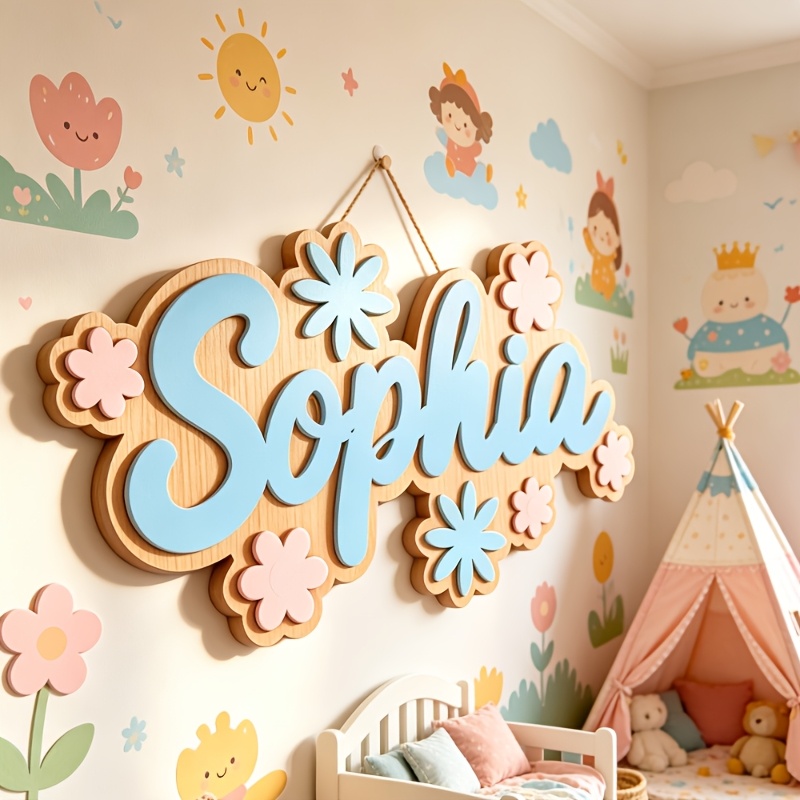 Personalized Floral Themed Nam - Event Supplies recension och pris