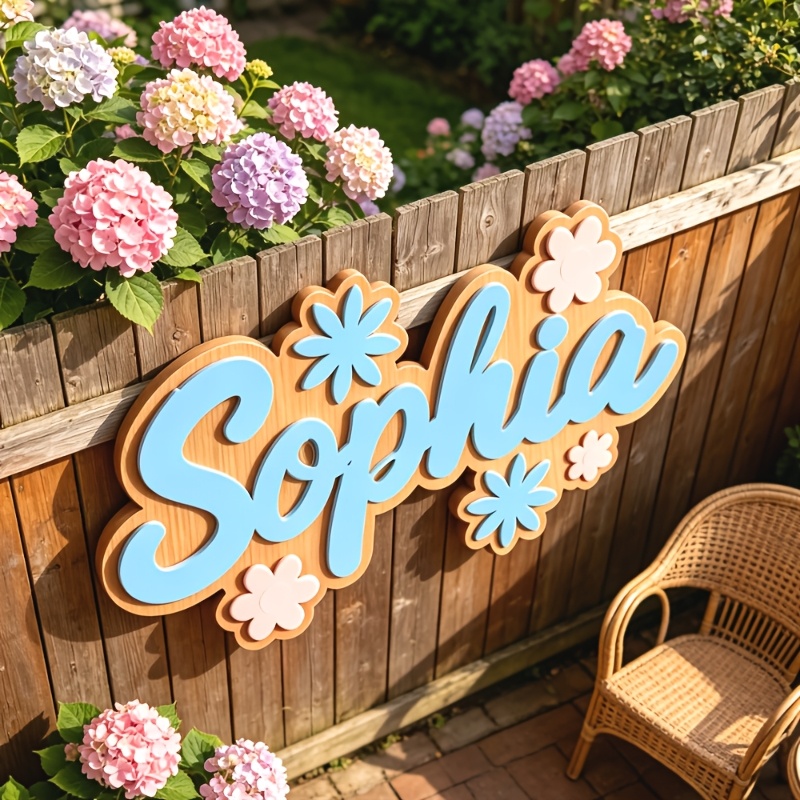 Personalized Floral Themed Nam - Event Supplies recension och pris
