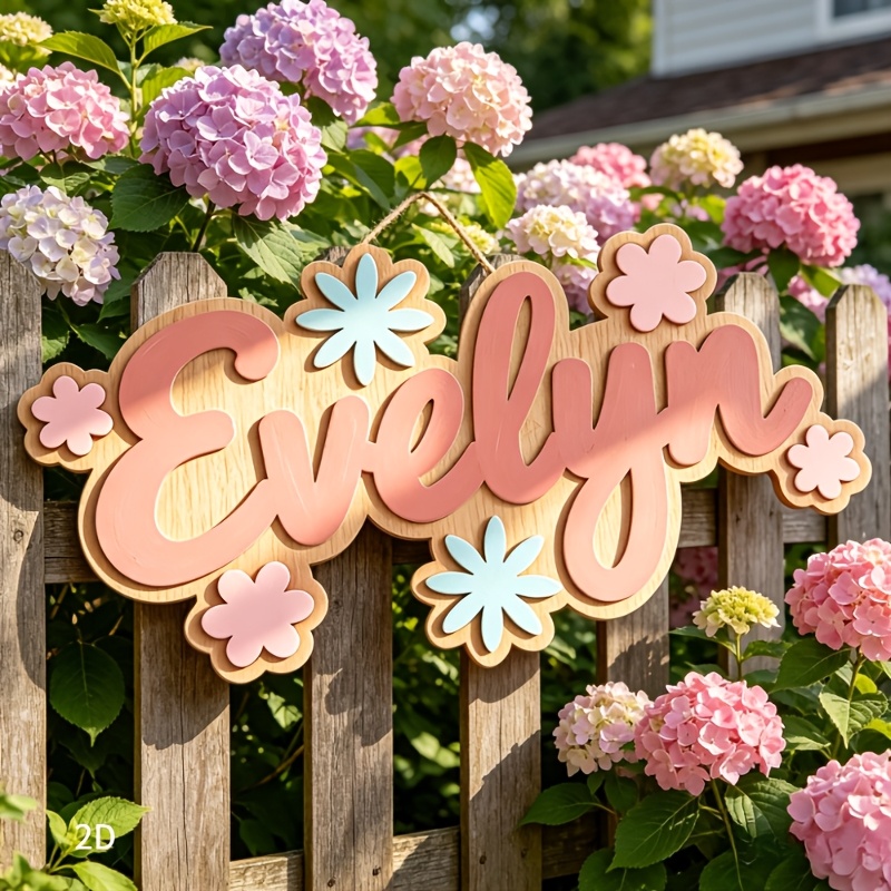 Personalized Floral Themed Nam - Event Supplies recension och pris