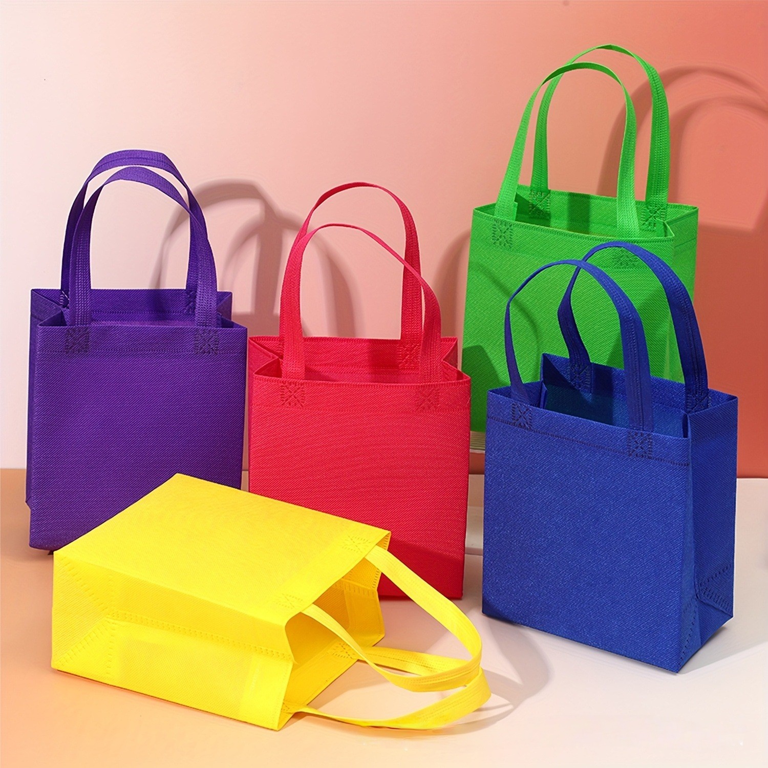 100PCS Reusable Non-woven Shop - Event Party Shop recension och pris