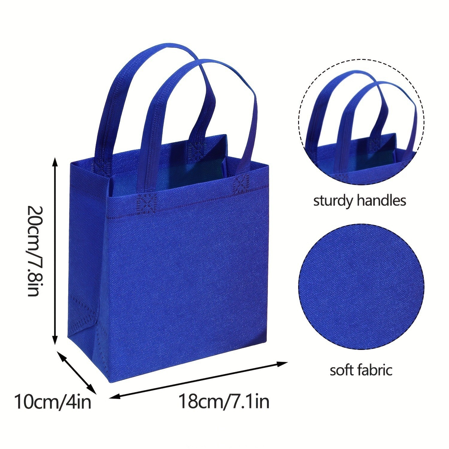 100PCS Reusable Non-woven Shop - Event Party Shop recension och pris