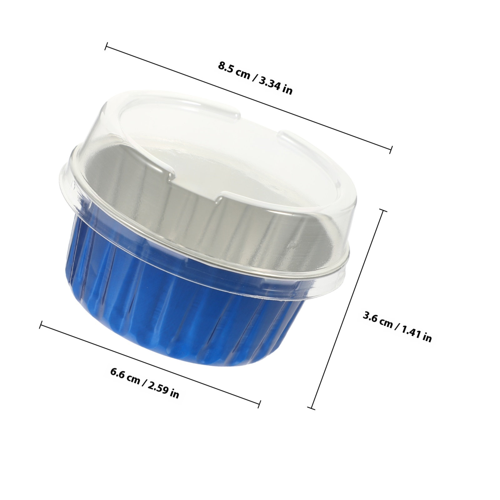 50Pcs Disposable Cupcake Cups  - Plastic Cup 50Pcs recension och pris