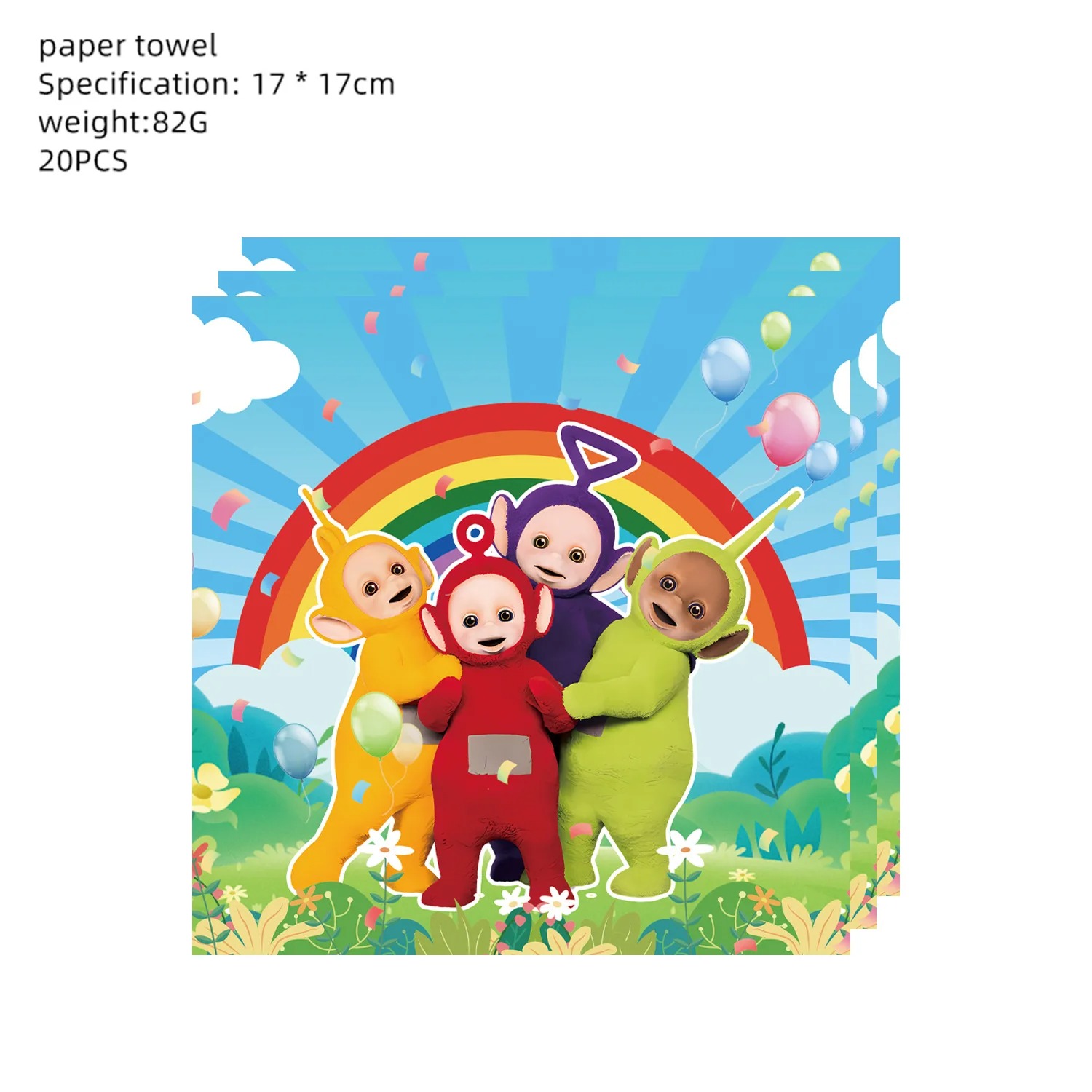 Teletubbies Birthday Party Dec - Table Cloth Disposable recension och pris