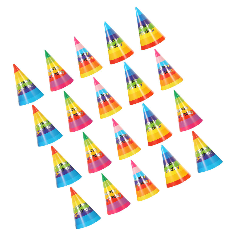 36Pcs Colorful Birthday Party  - Party Hat Cone recension och pris