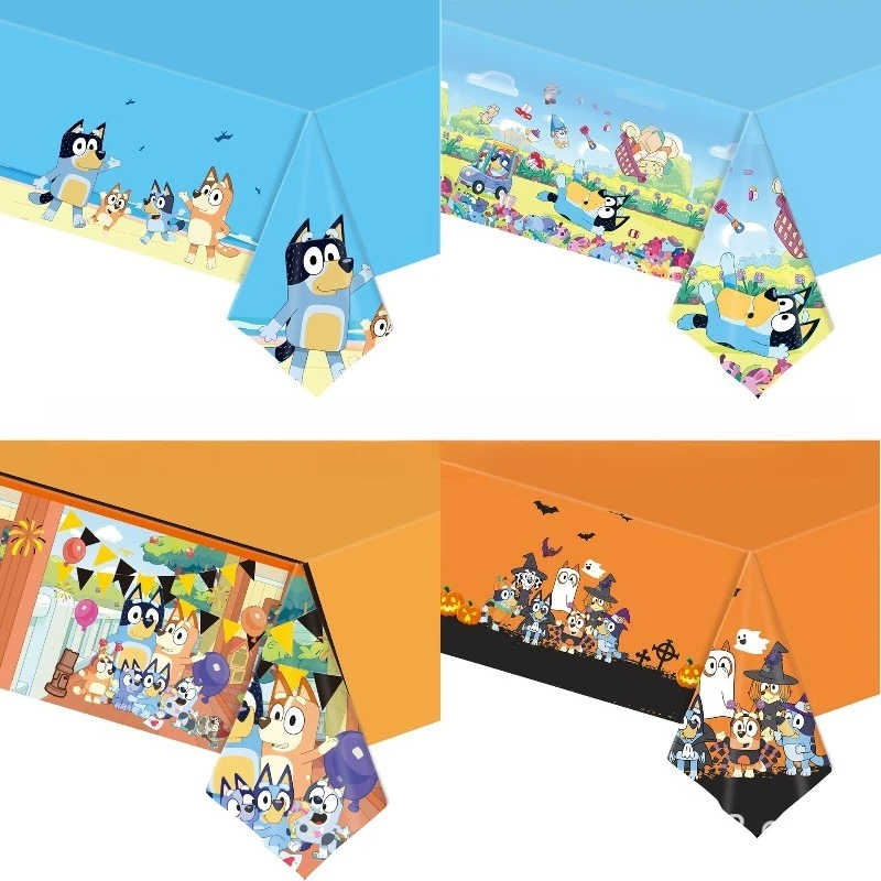 New Bluey Tablecloth Birthday  - Table Cloth Disposable recension och pris