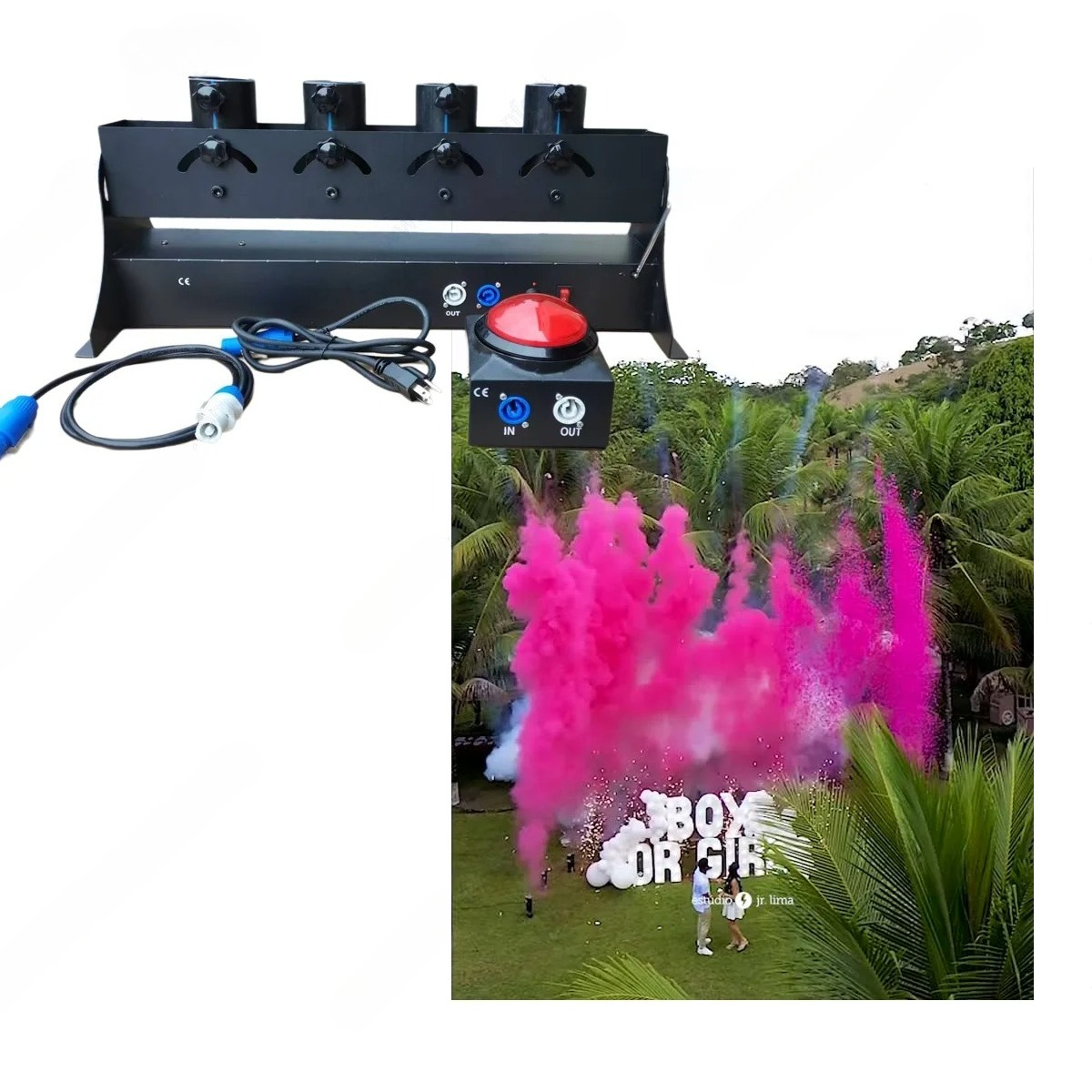 Baby Shower TNT Electronic Spr - Confetti Cannon Tube recension och pris