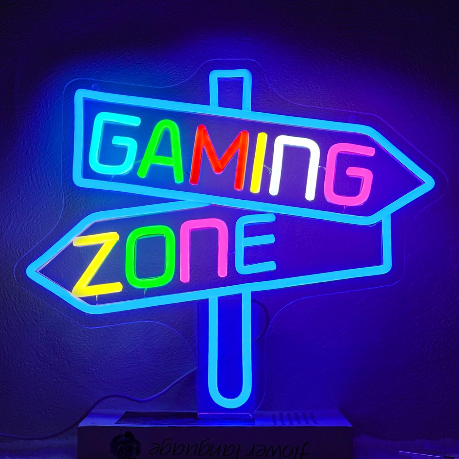 Gaming Zone Neon Sign USB LED  - Neon Sign Party recension och pris