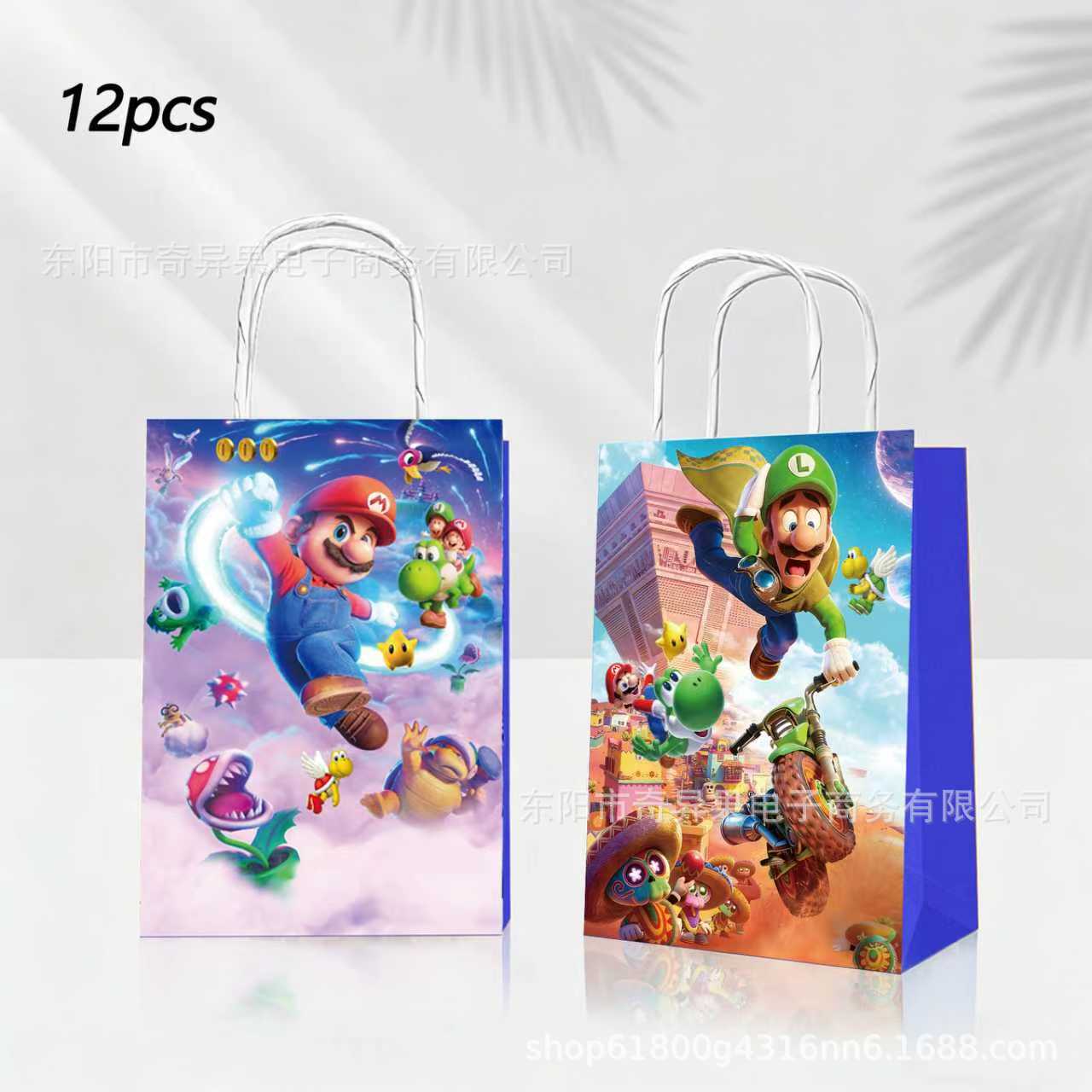 12/16pcs New Super Mario birth - Party Favor Bag recension och pris