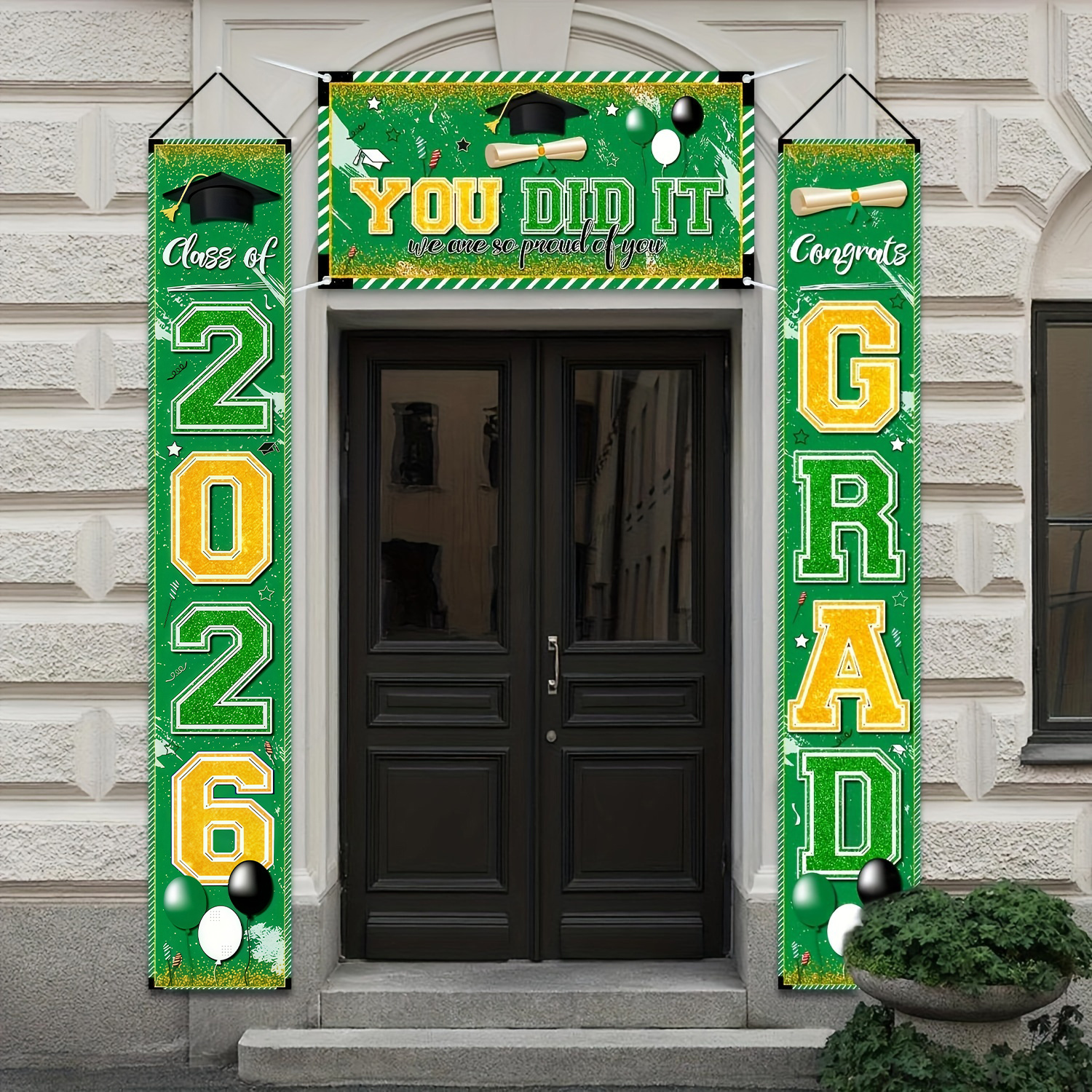 Congrat Class of 2026 Graduati - Party Banner Gold recension och pris