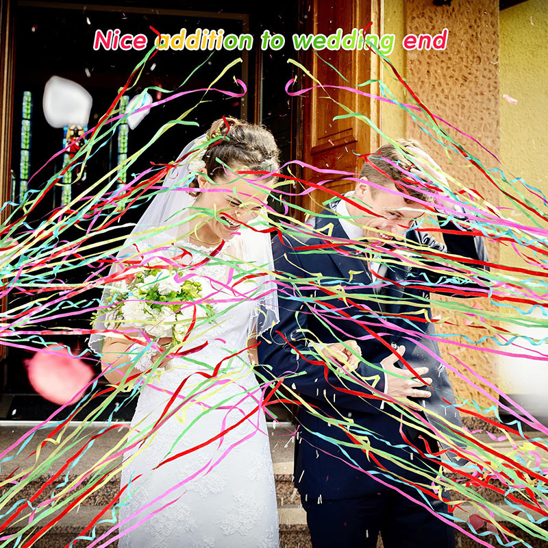 5-20pc Colorful Hand Throw Str - Confetti Cannon Tube recension och pris