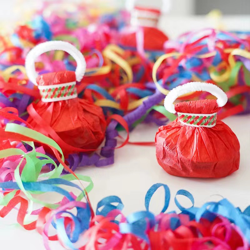 5-20pc Colorful Hand Throw Str - Confetti Cannon Tube recension och pris