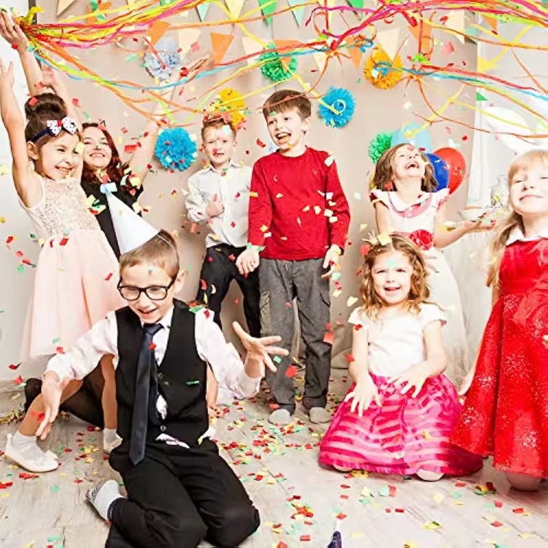 5-20pc Colorful Hand Throw Str - Confetti Cannon Tube recension och pris