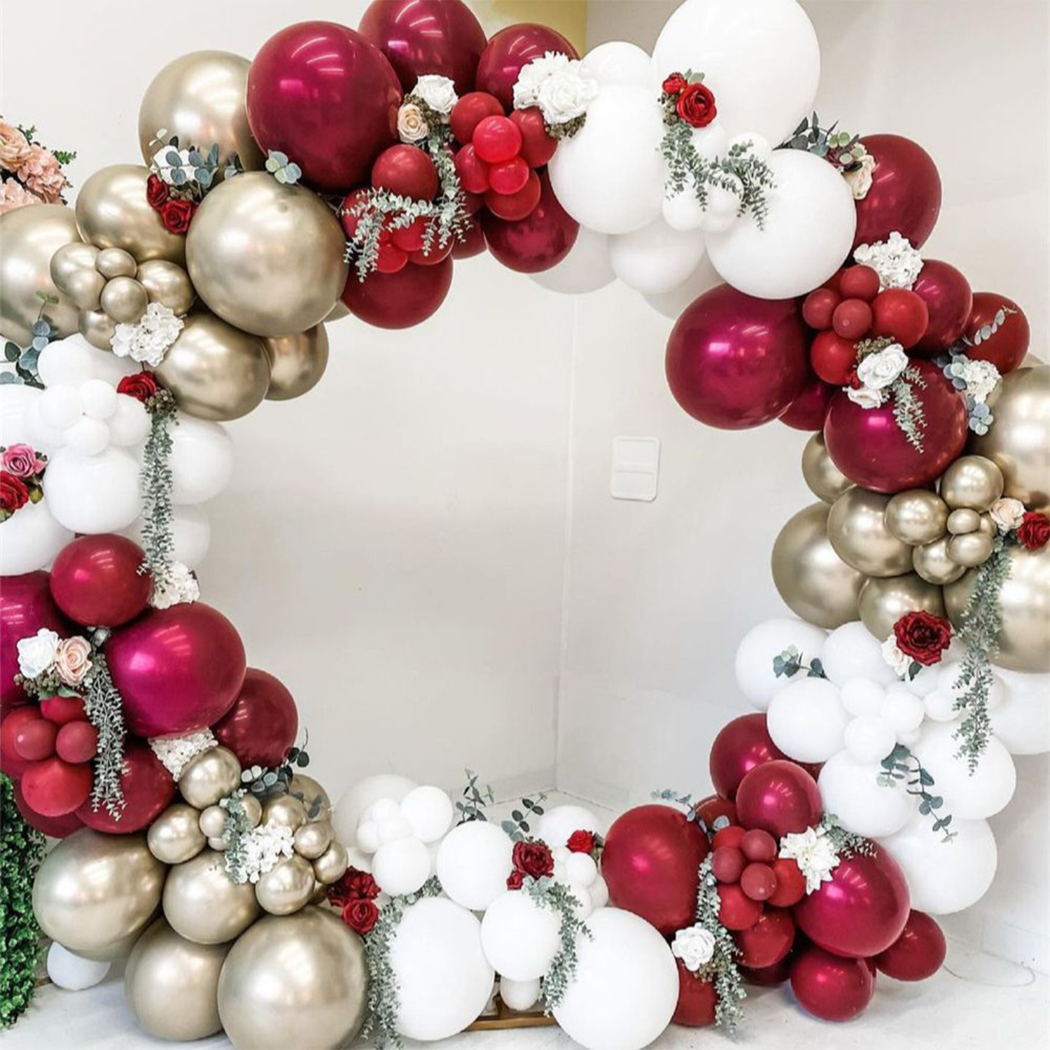Garnet Balloon Set Garland Arc - Party Event Supplier recension och pris