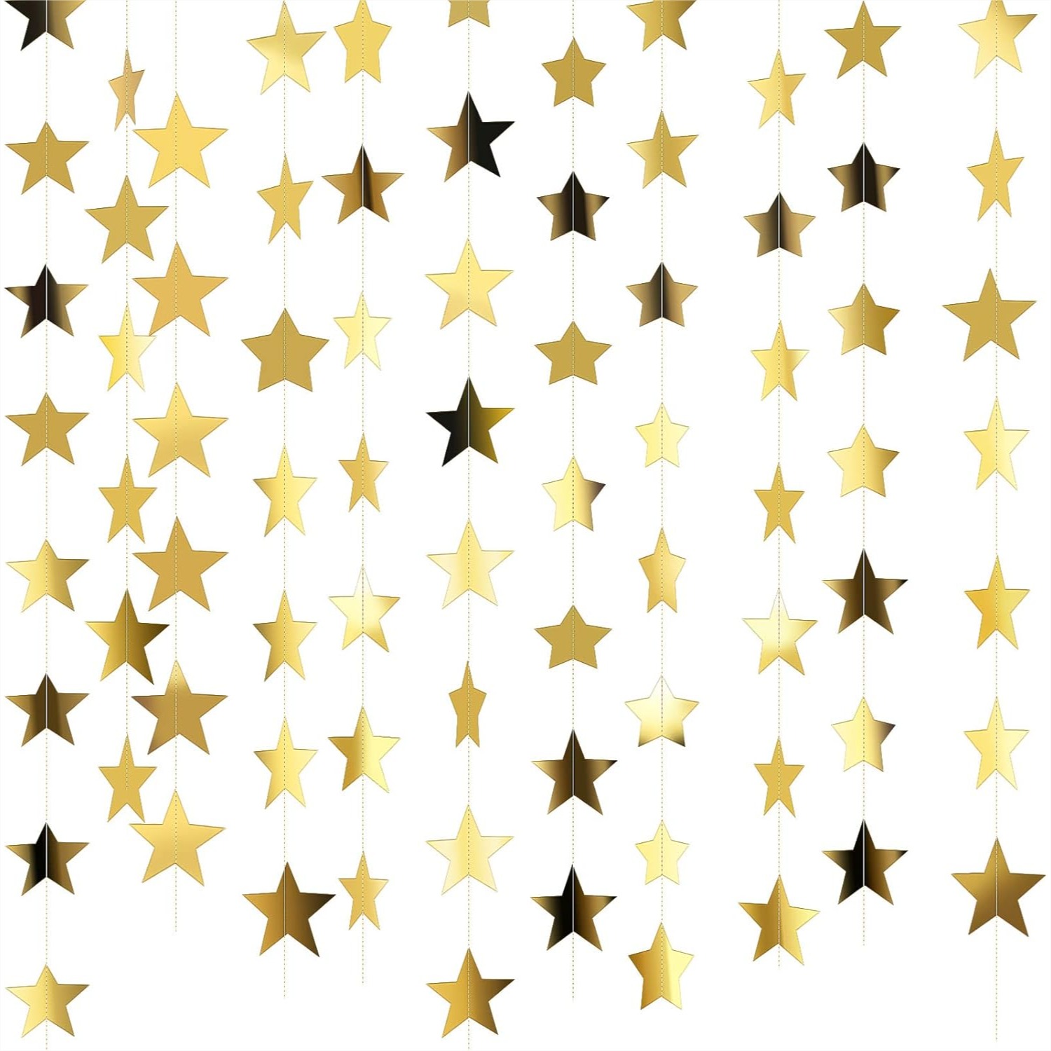 130ft Star Garland Banner for  - Party Banner Gold recension och pris
