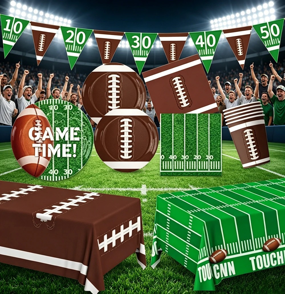 American Football Super Bowl P - Table Cloth Disposable recension och pris