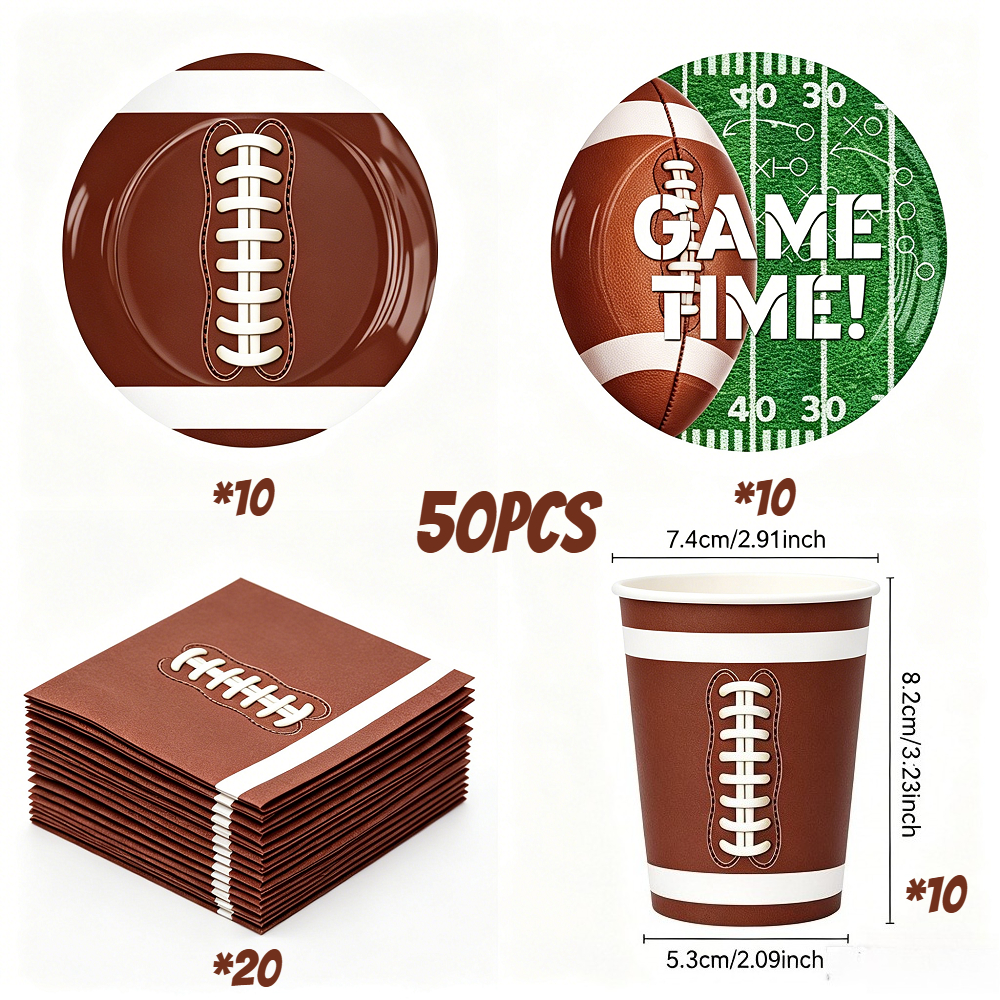 American Football Super Bowl P - Table Cloth Disposable recension och pris