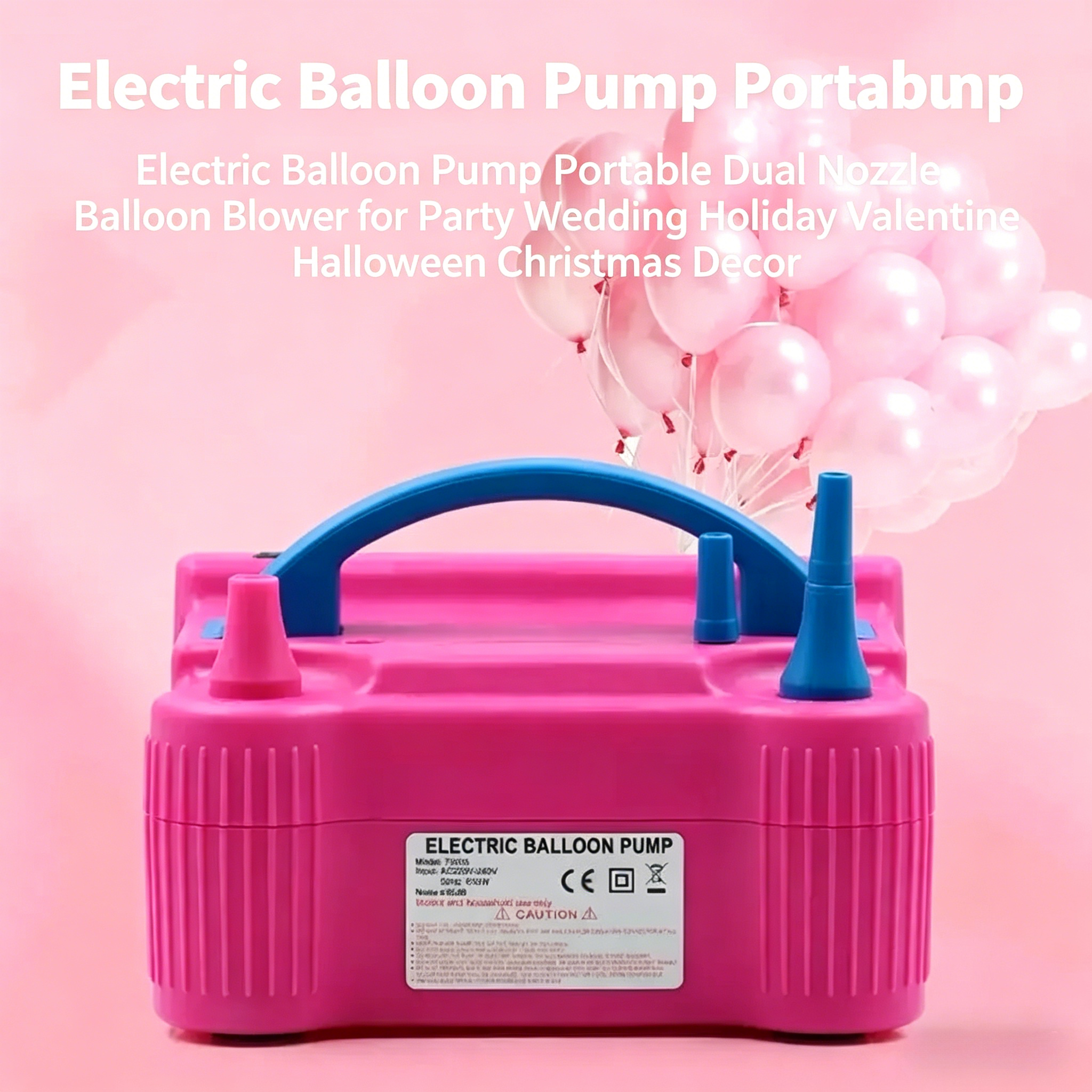 Portable Electric Balloon Blow - Balloon Pump Hand recension och pris