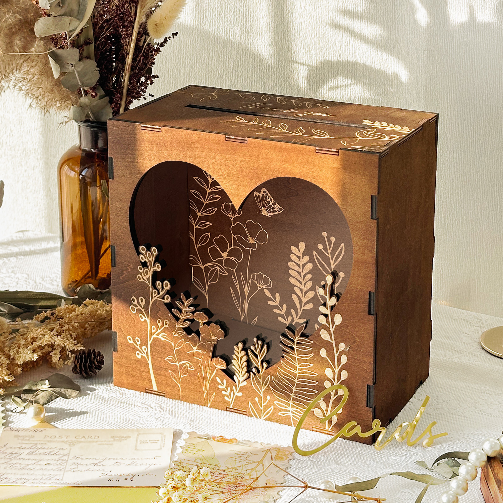 OurWarm Heart Window Card Box, - Event Party Box recension och pris